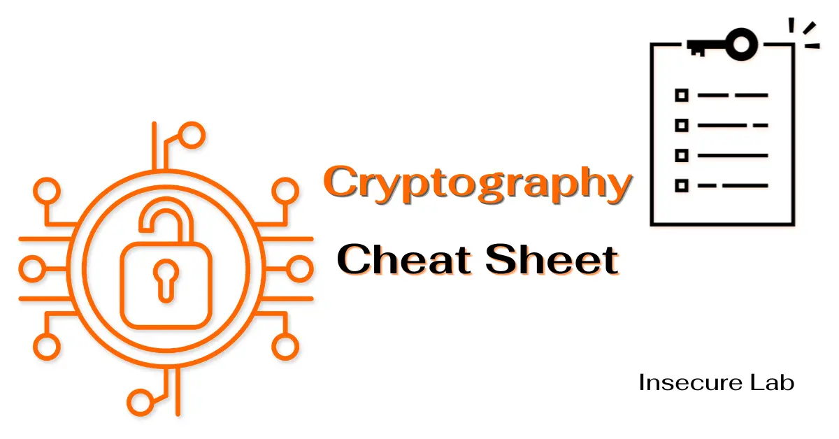 Cryptography Cheat Sheet